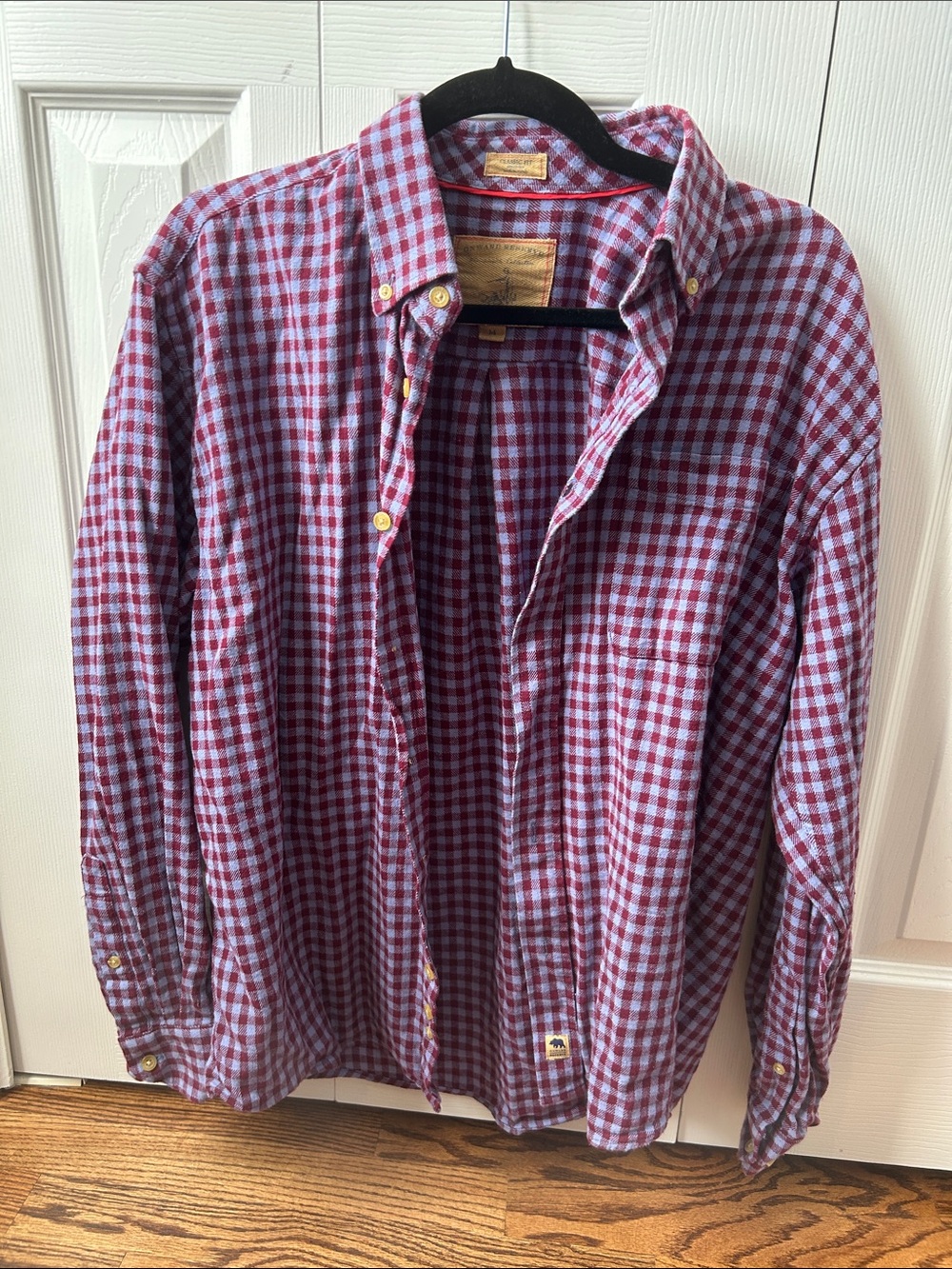 Men's Onward Reserve Checked Long-Sleeve Button-Down Shirt